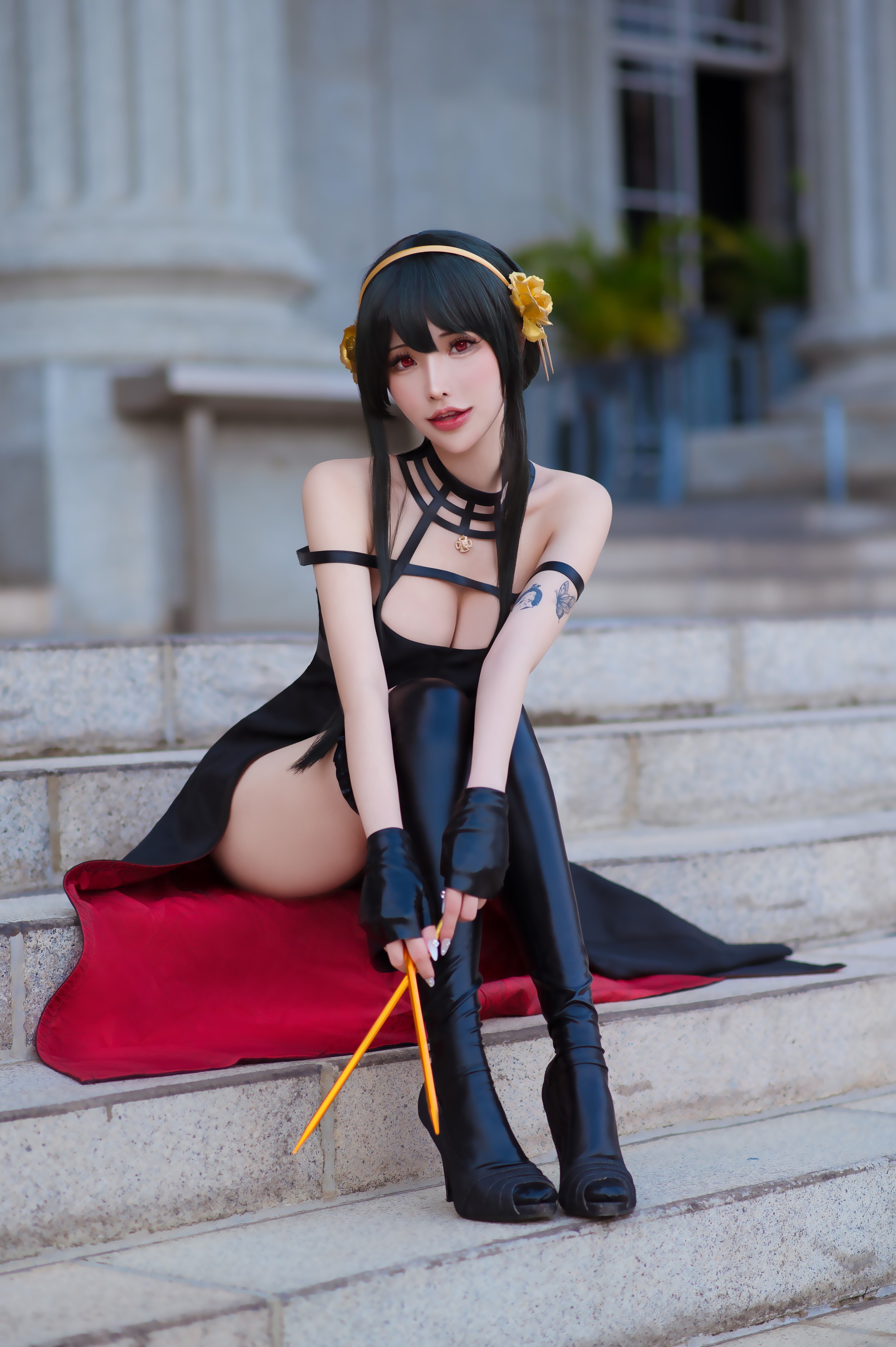 图片[1]-花リリ（Plant Lily） – NO.013 花リリ(Plant Lily) Yor Forger [18P]-XikXak